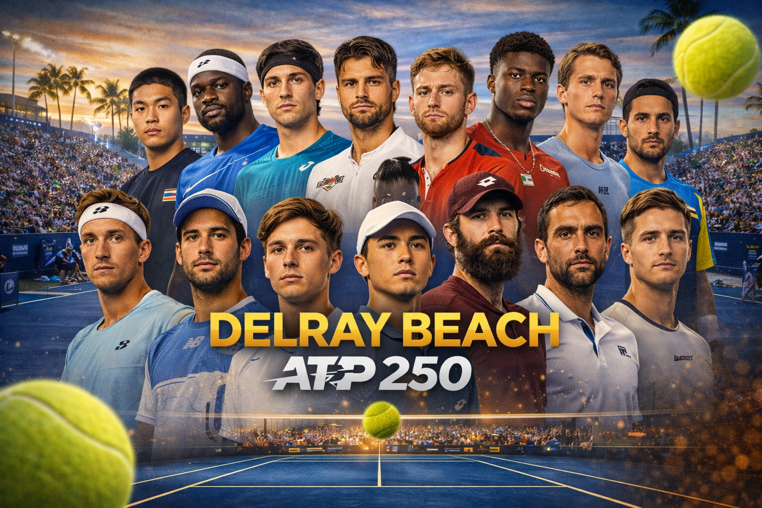 Delray Beach ATP 250 promotional artwork for Delray Beach Open 2026 featured image ​