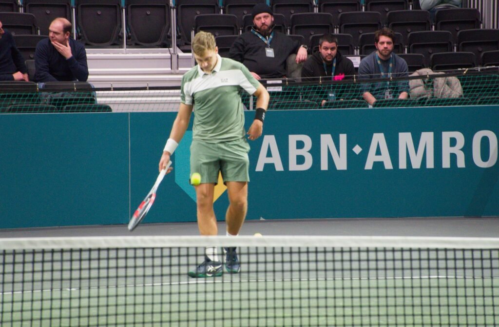Hamad Medjedovic during qualifying at the ABN AMRO Open Rotterdam 2026
