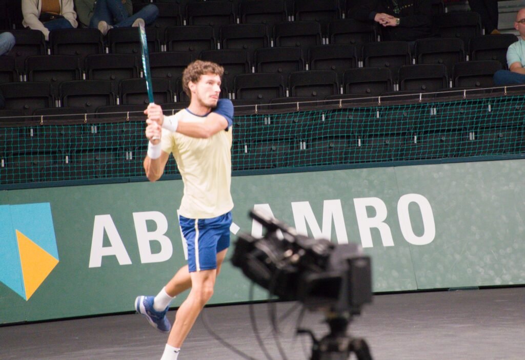 Pablo Carreño Busta during his match at the Rotterdam ATP 500 2026
