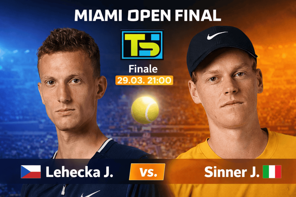 Lehecka contra Sinner final Miami Open 2026 imagen promociona