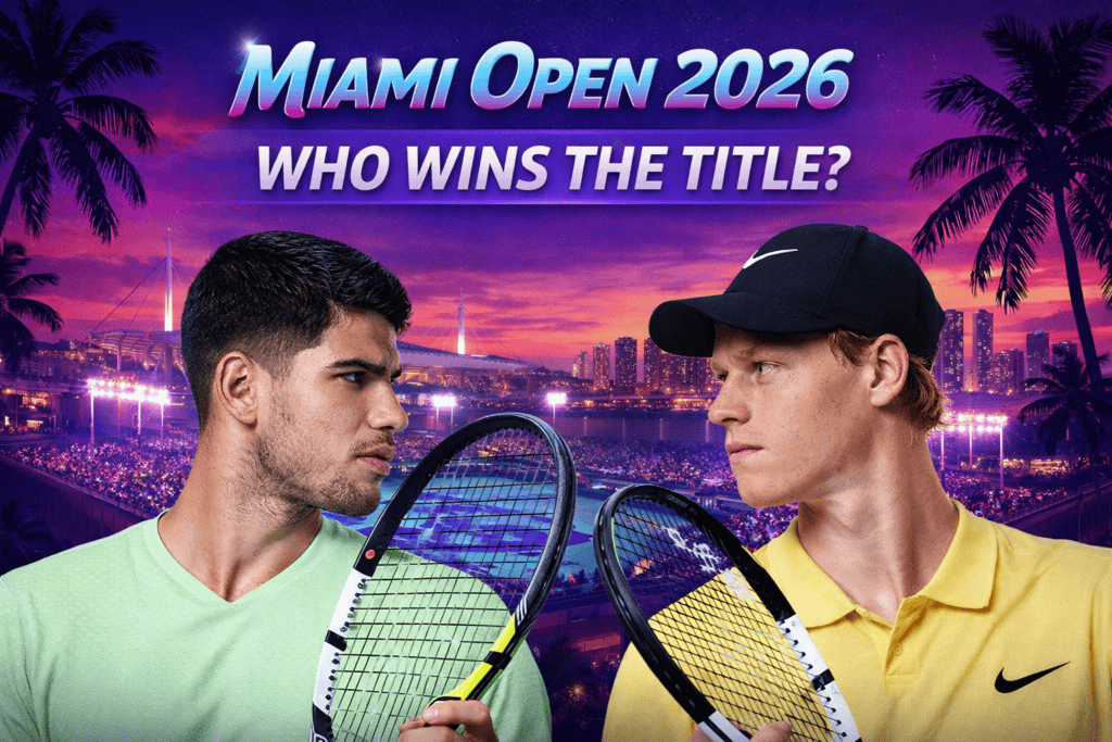Miami Open 2026 pronostics – Alcaraz et Sinner face à face, qui gagne le titre à Miami?