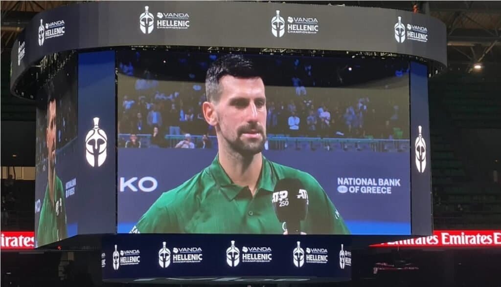 Novak Đoković five-time Indian Wells champion at Hellenic Championship Athens 2025