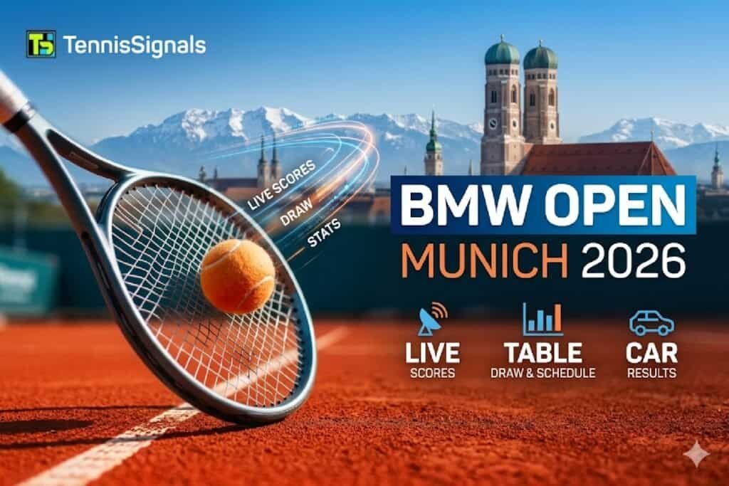 BMW Open Munich 2026 – Hub pour scores en direct, tableau et programme (TennisSignals)