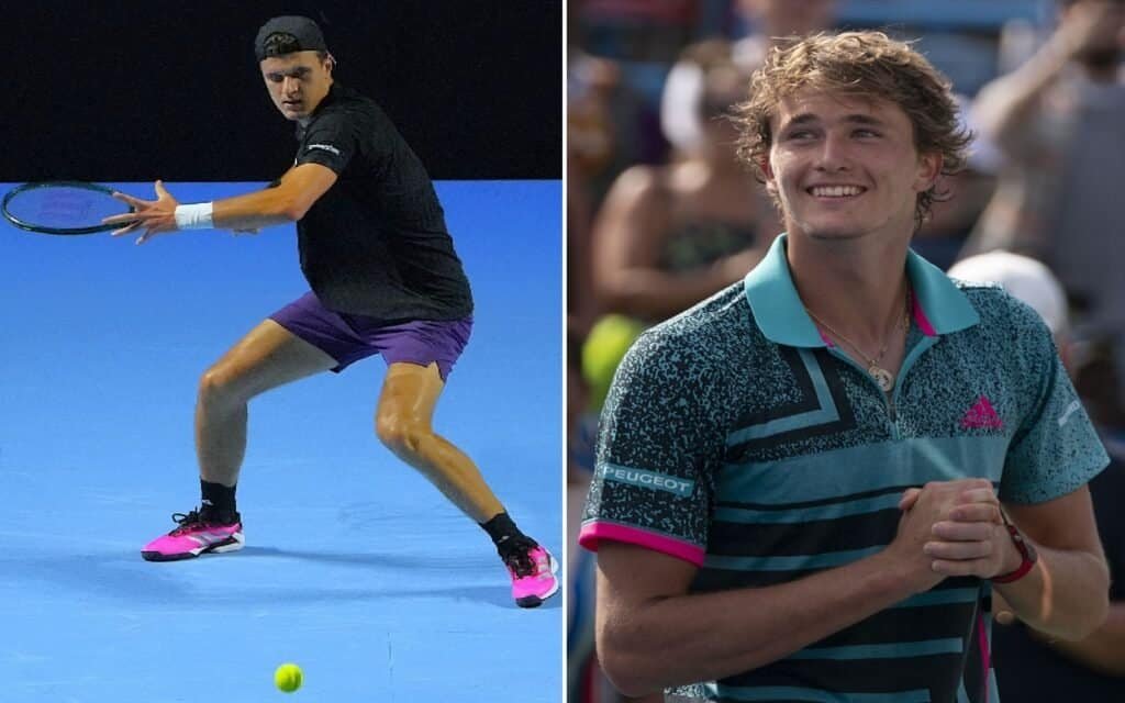 Jakub Mensik and Alexander Zverev at Roland Garros