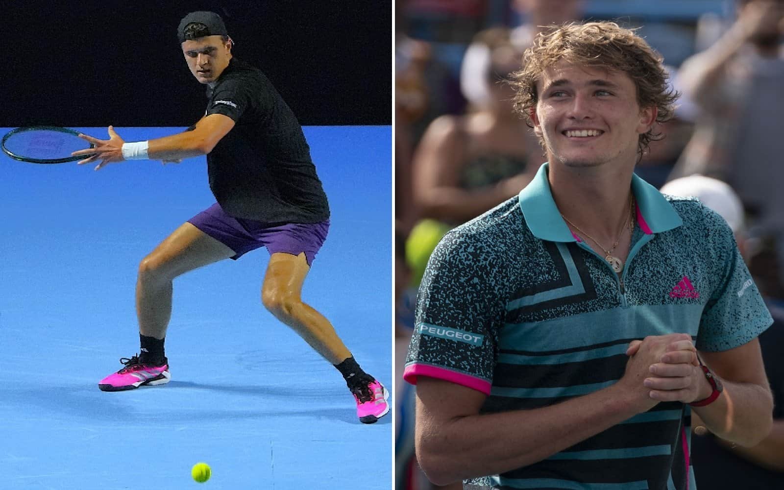 Jakub Mensik y Alexander Zverev en Roland Garros