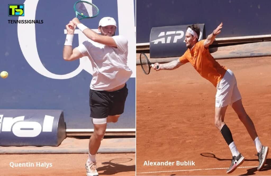 Quentin Halys et Alexander Bublik jouent en demi-finale du tournoi ATP de Kitzbühel.