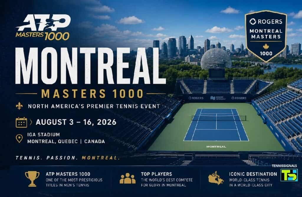 ATP Montreal 2026 Masters 1000 stadium and tournament schedule