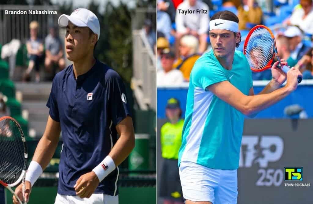 Brandon Nakashima y Taylor Fritz se enfrentan en las semifinales del ATP Washington 2026.