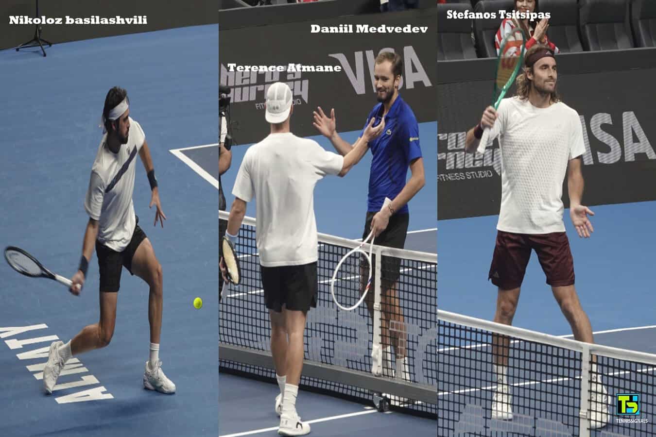 Atp almaty quarterfinals basilashvili medvedev tsitsipas